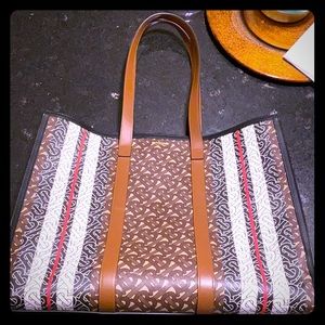 Burberry Monogram stripe tote